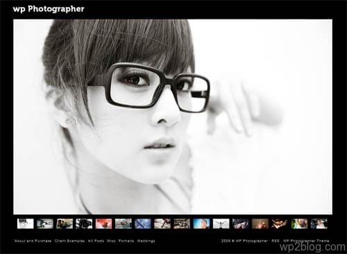 WP Photographer Premium WordPress Theme