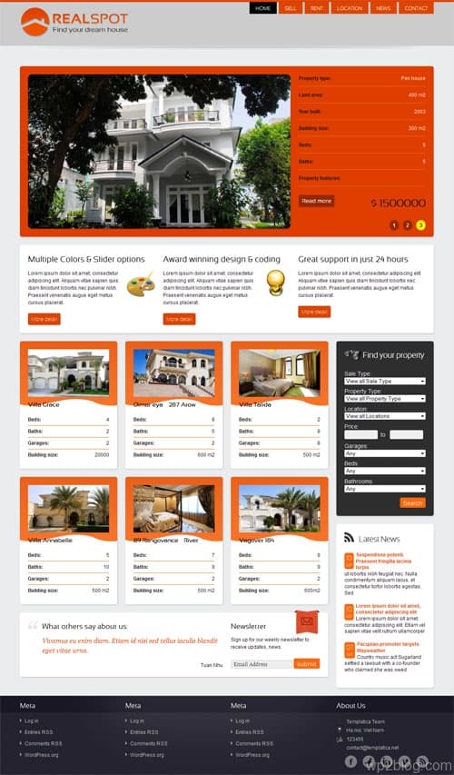 realspot wordpress theme