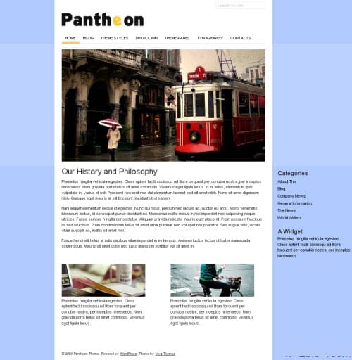 Pantheon Business WordPress Theme