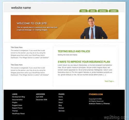 Ardmore Business WordPress Theme