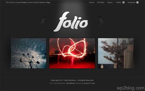 Folio Elements WordPress Theme