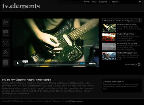 TV Elements WordPress Theme