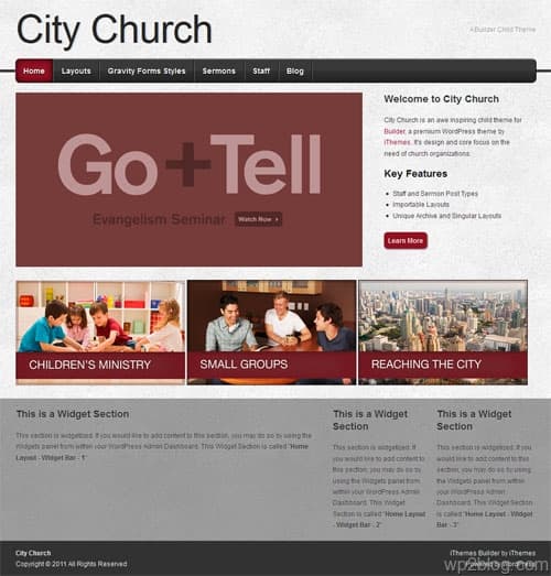 City Church WordPress Theme