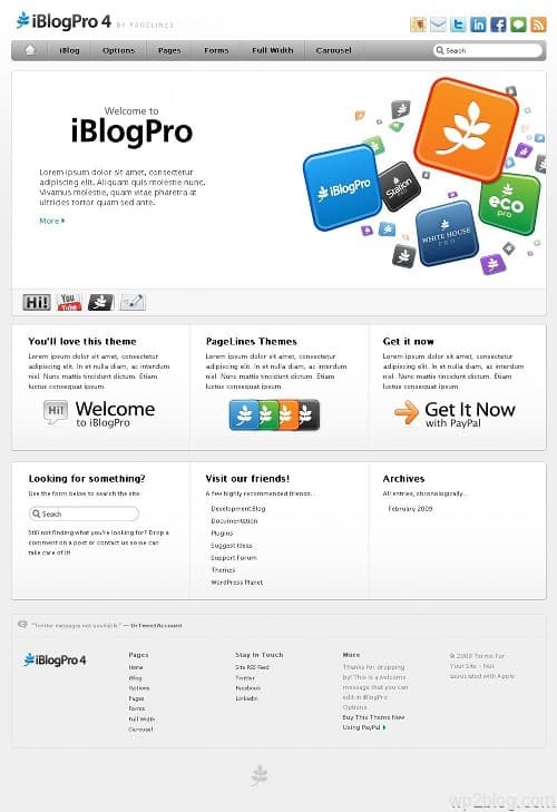 iBlogPro4 Premium WordPress Theme