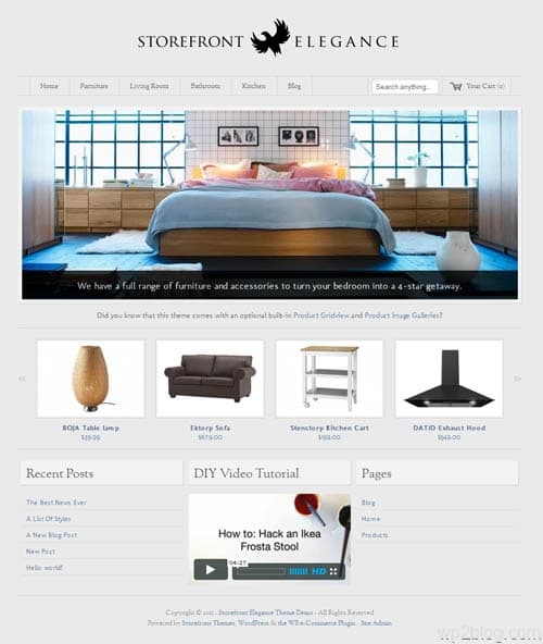 Storefront Elegance Ecommerce WordPress Theme