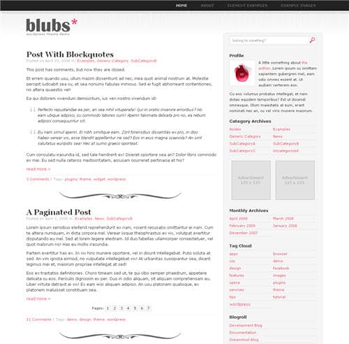 Bulbs WordPress Theme