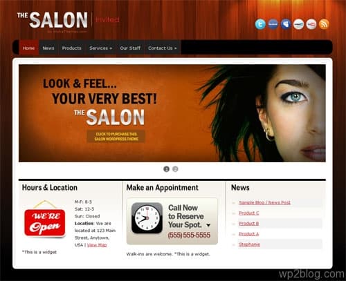 The Salon Premium WordPress Theme