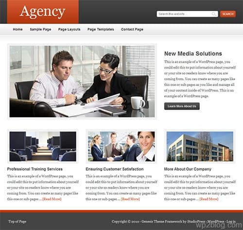 agency wordpress theme