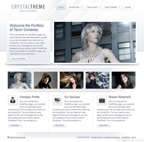 StudioPress Crystal Premium WordPress Theme