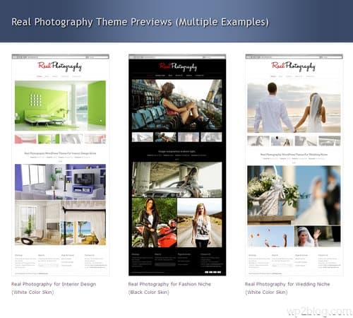 Real Photography WordPress Theme