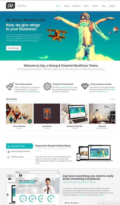 Zap WordPress Theme