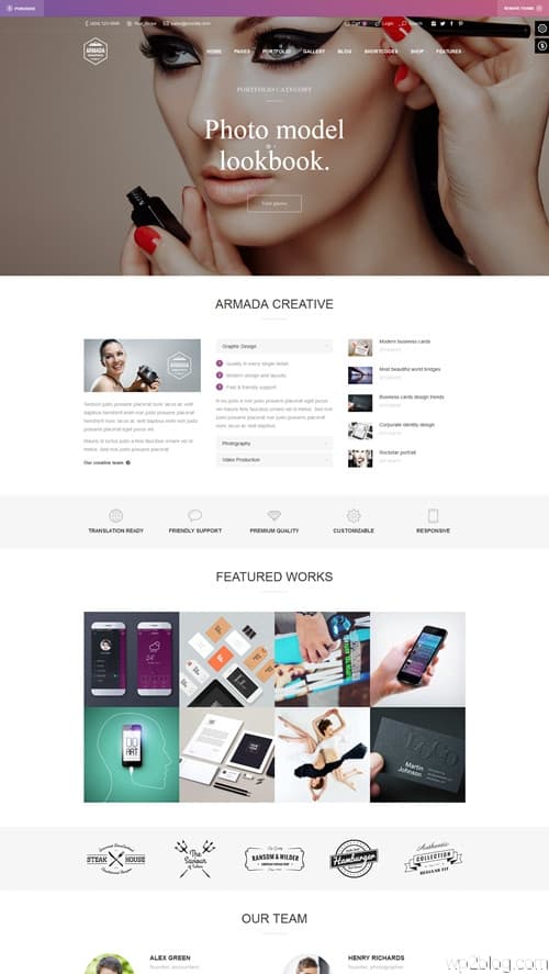 Armada WordPress Theme