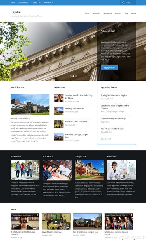 WPZoom Capital WordPress Theme