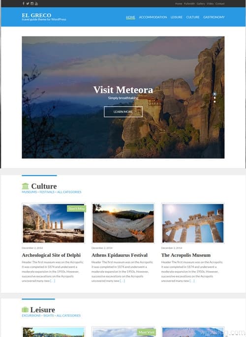 El Greco WordPress Theme