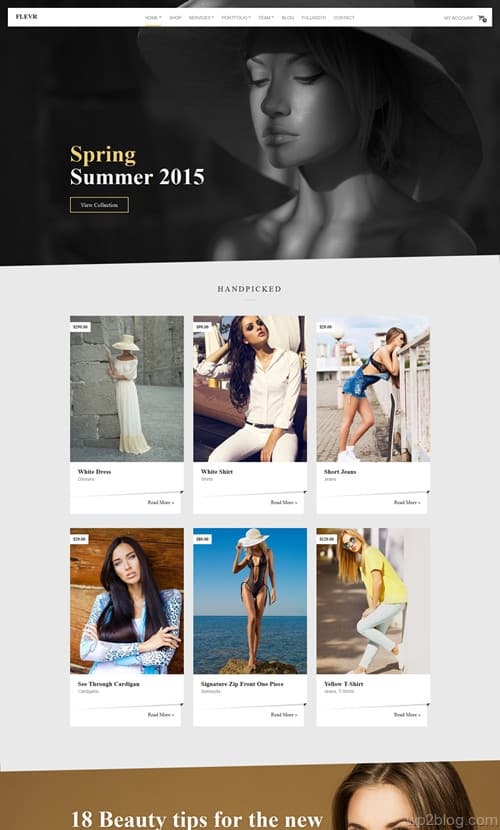 Flevr WordPress Theme