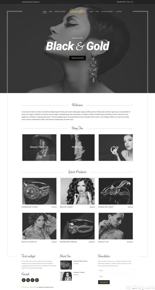 Amaryllis WordPress Theme