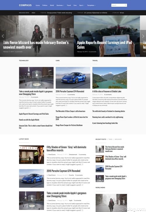 Compass WordPress Theme