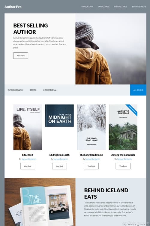 Author Pro Theme