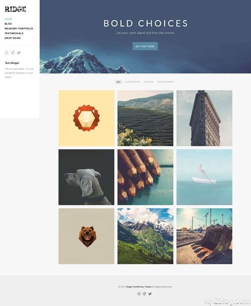 Ridge WordPress Theme