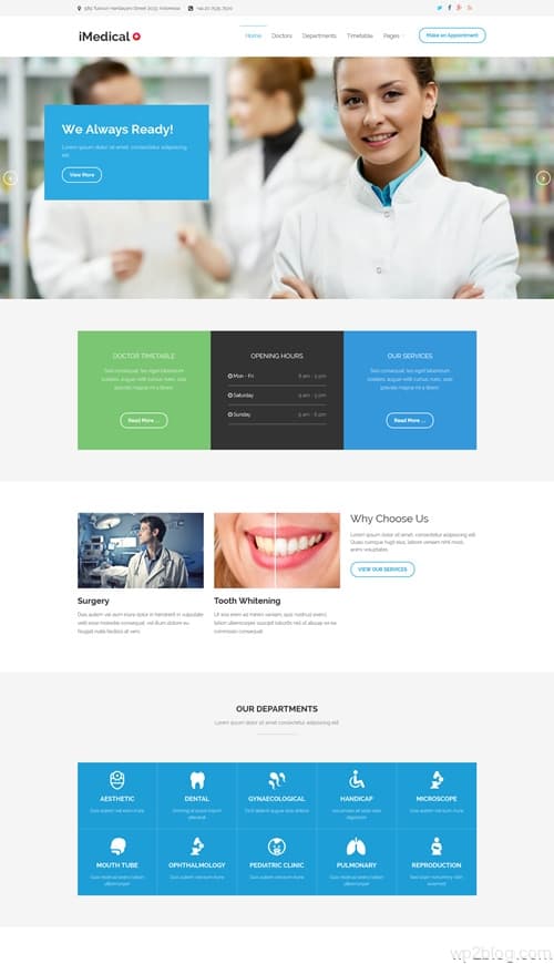 iMedical WordPress Theme