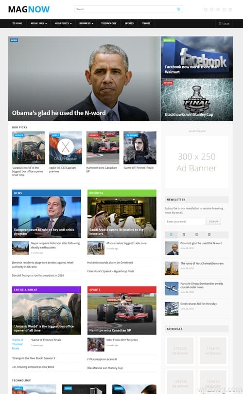 Magnow WordPress Theme