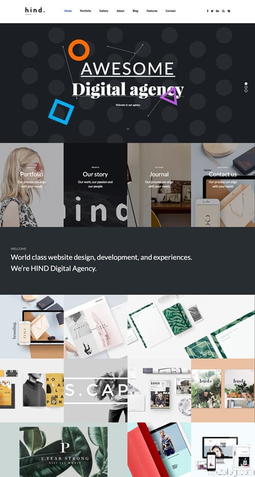 Hind WordPress Theme