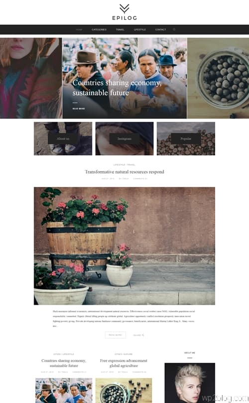 Epilog WordPress Theme