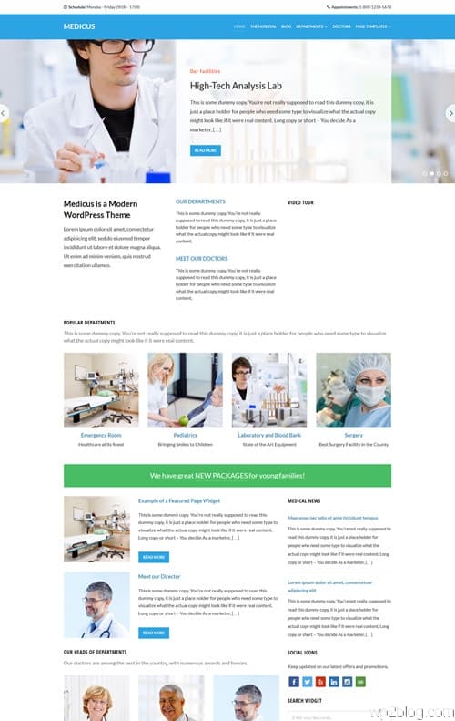 Medicus WordPress Theme