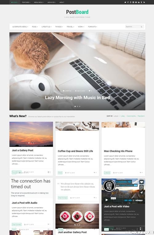 PostBoard WordPress Theme