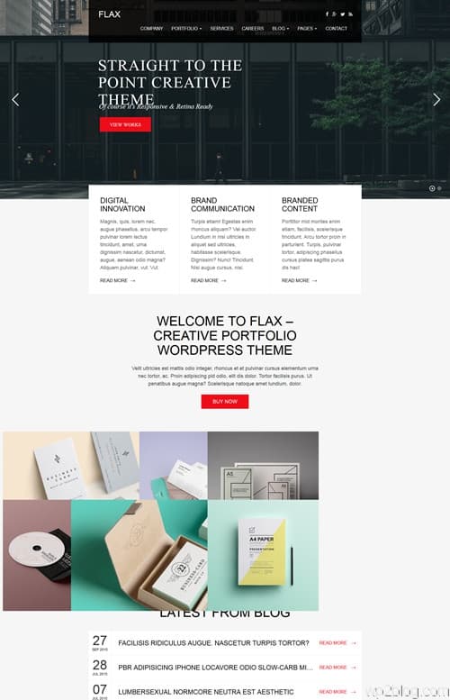 Flax WordPress Theme