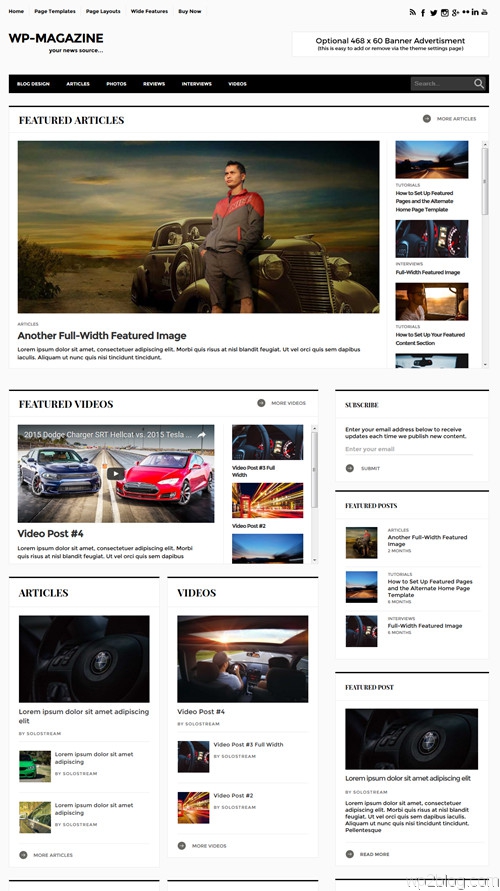 WP-Magazine WordPress Theme