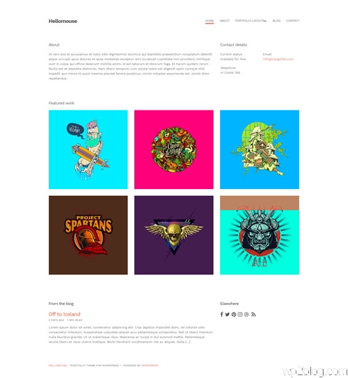 Hellomouse WordPress Theme