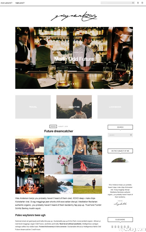 Paperbag WordPress Theme