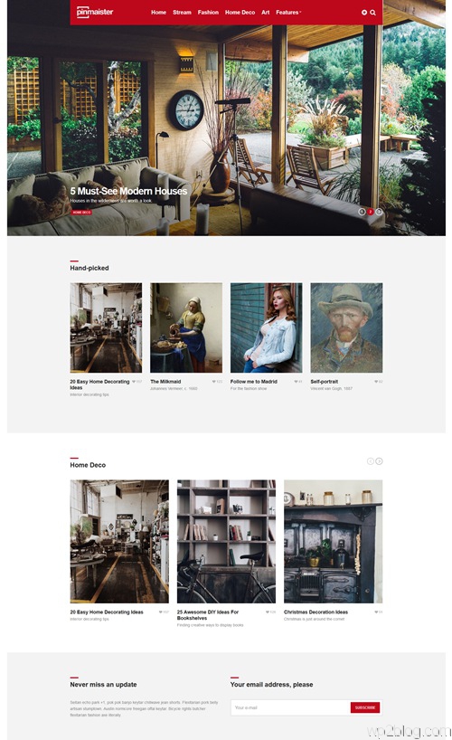 Pinmaister WordPress Theme