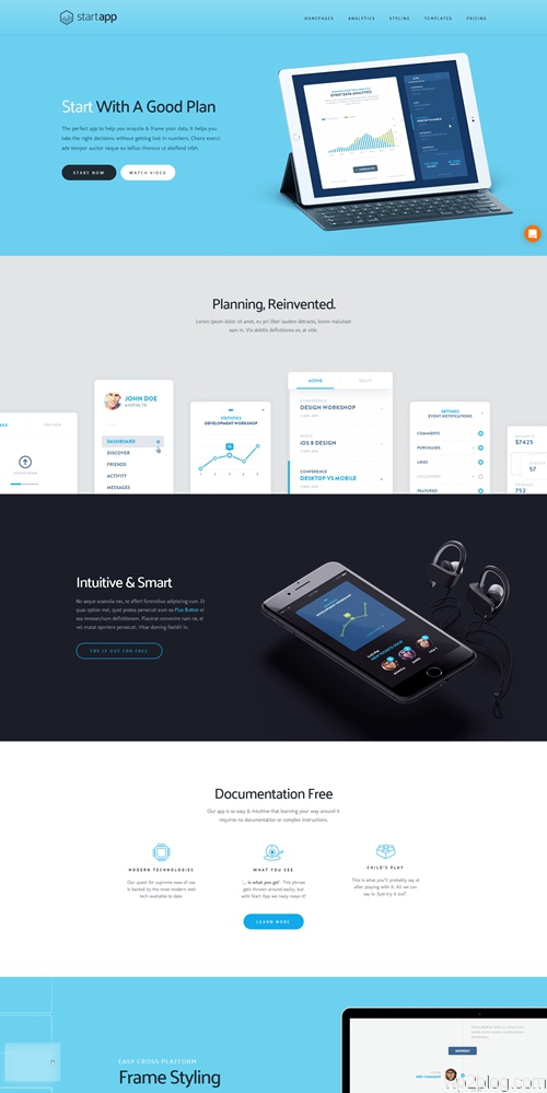 startapp wordpress theme