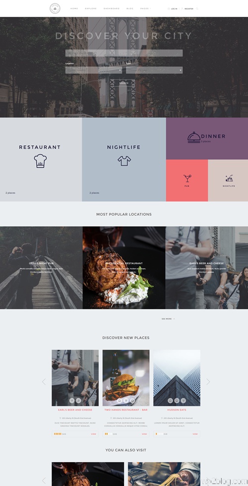 Locales WordPress Theme