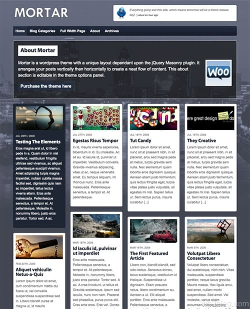 Mortar WordPress Theme