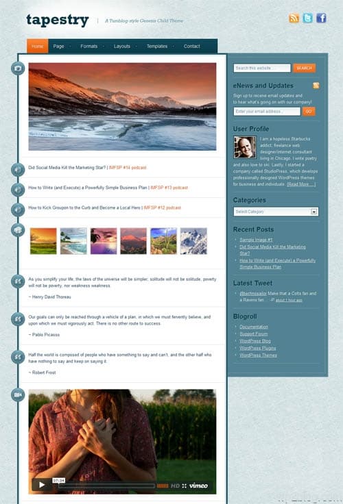 Tapestry WordPress Theme