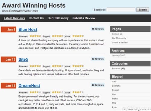 wordpress review site theme