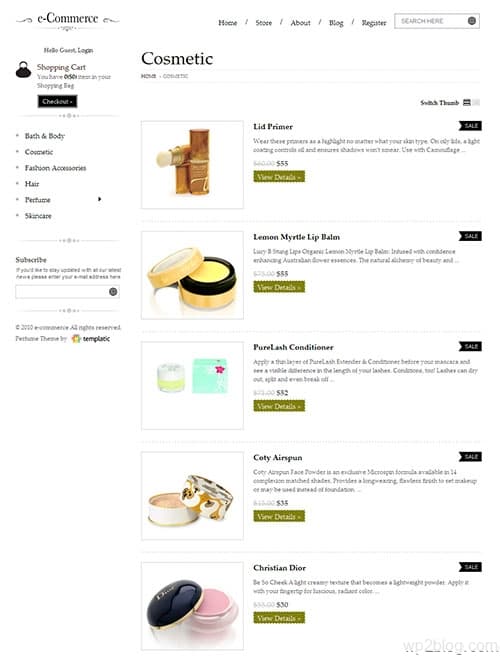 E-Commerce WordPress Theme