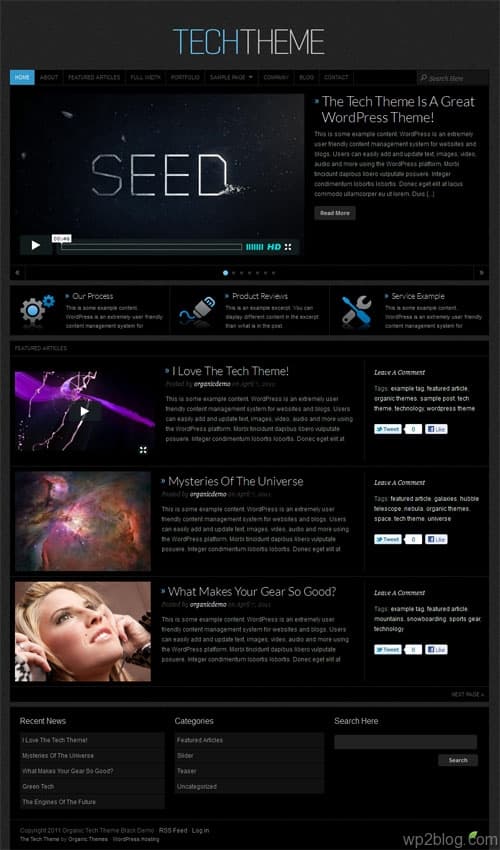 Tech Premium WordPress Theme