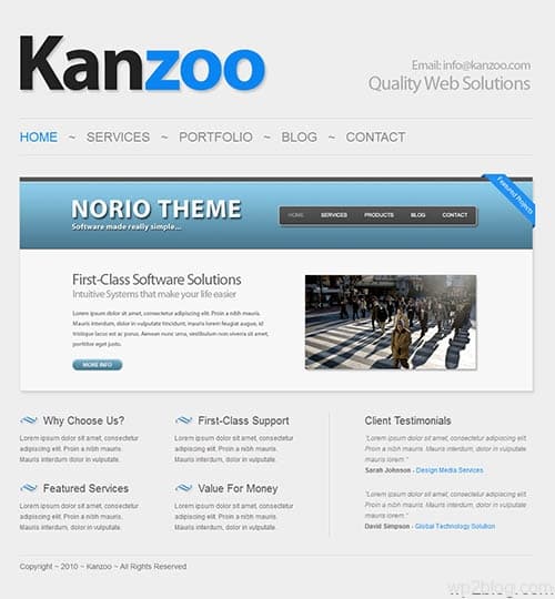 kazoo wordpress theme