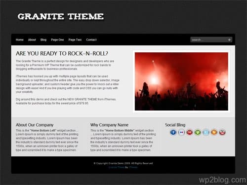 Granite WordPress Theme