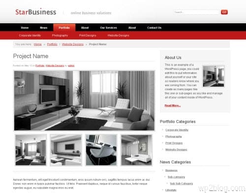 Star Business WordPress Theme