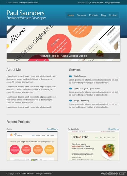 Hasani Business Portfolio WordPress Theme