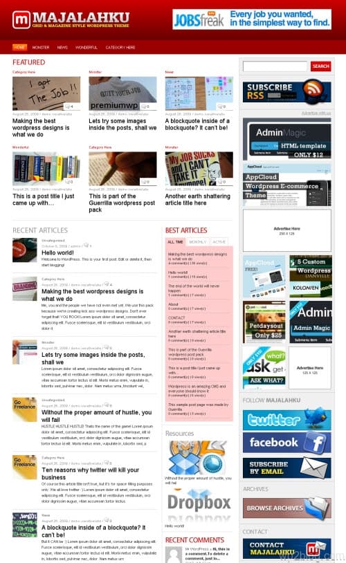 Majalahku WordPress Theme