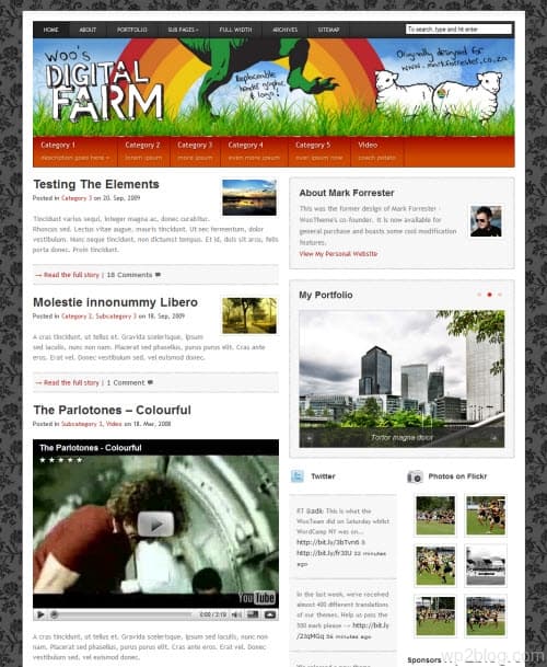 Digital Farm WordPress Theme