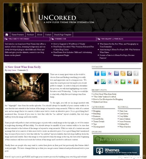 Flexx Theme Uncorked