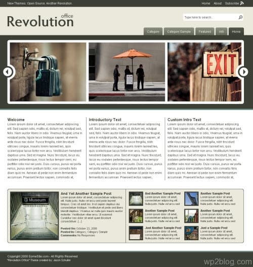 revolution office wordpress theme