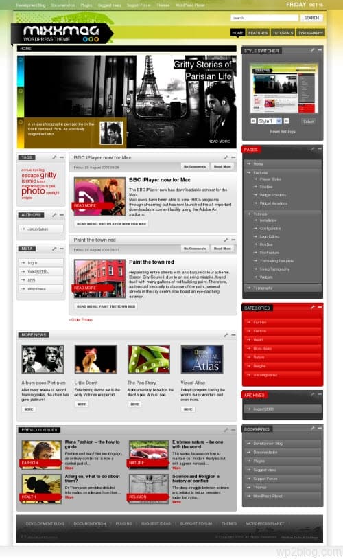 mixxmag wordpress theme